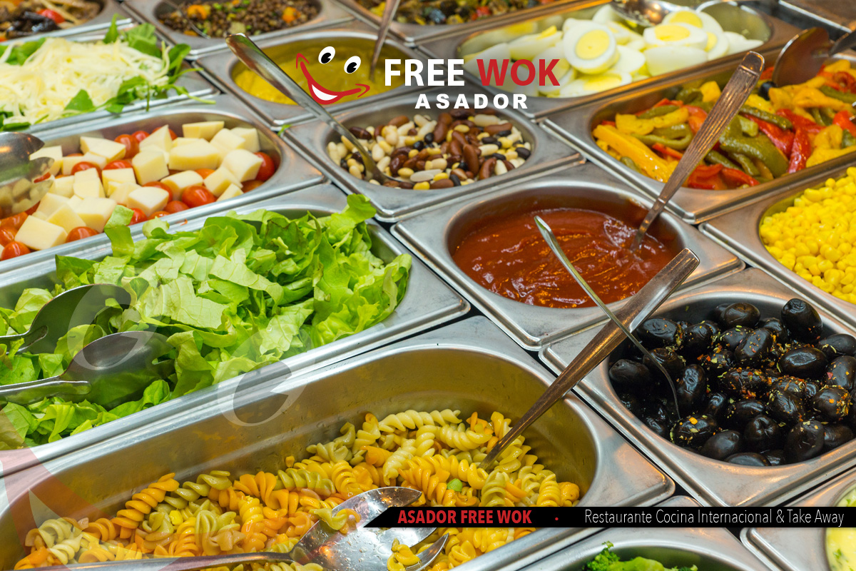 Buffet libre en Heron City Paterna, Valencia - Asador Free Wok Paterna