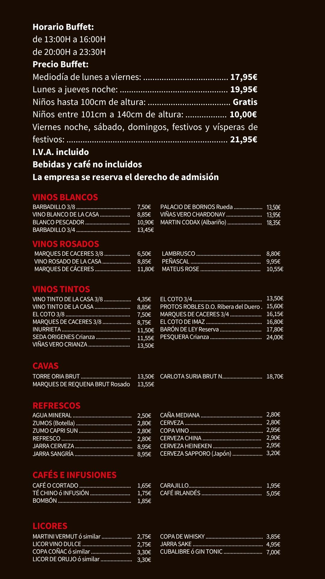 Precio Free Wok Paterna